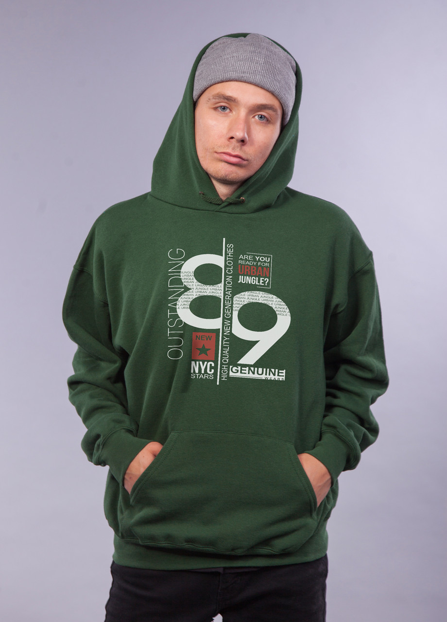 

Толстовка тёмно зелёная LOYS "89 NYC" XXL