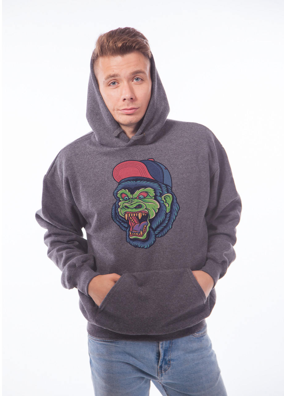 

Толстовка тёмно серая LOYS "Gorilla" XXL