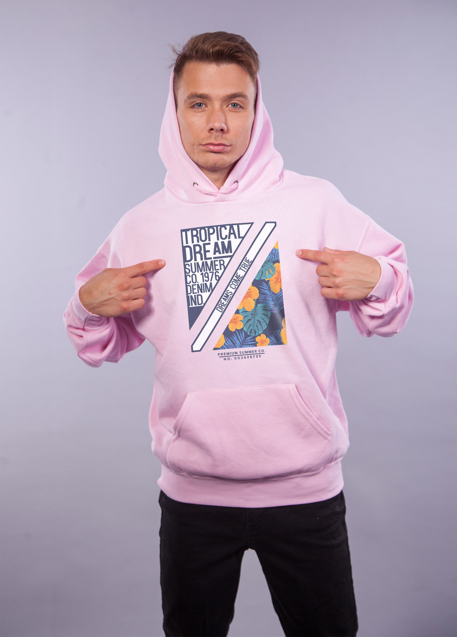 

Толстовка розовая LOYS "Tropical Dream" XXL