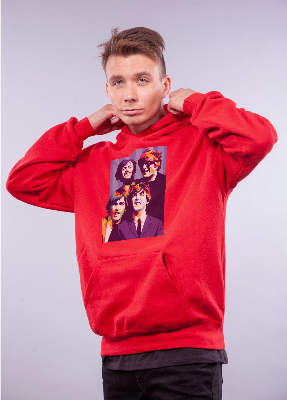

Толстовка красная LOYS "The Beatles" XXL