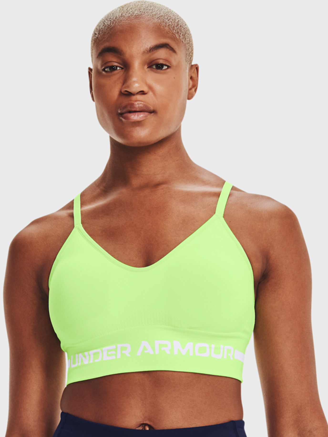 

Спортивный топ Under Armour UA Seamless Low Long Bra-GRN 1357719-162 M