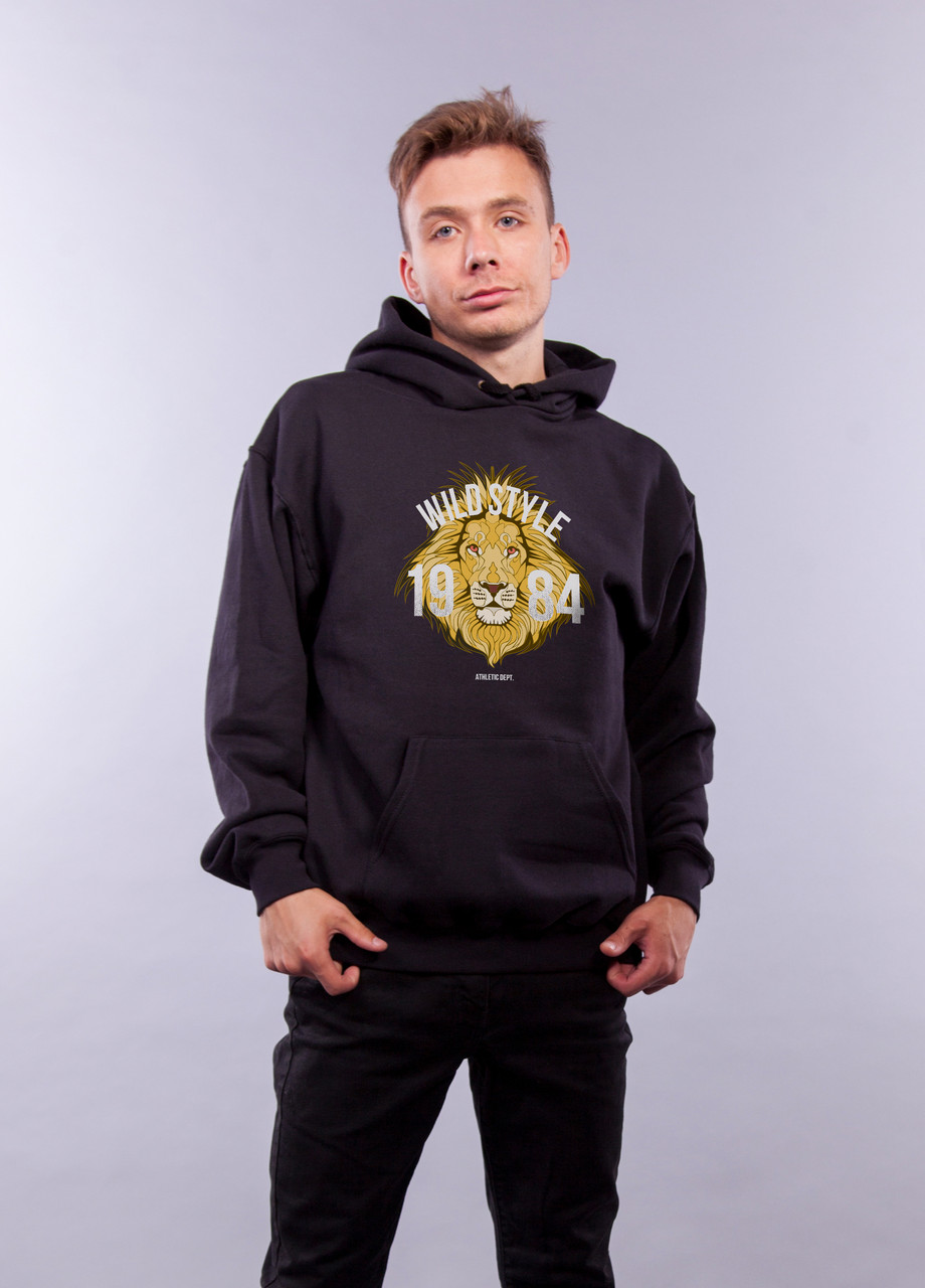 

Толстовка чёрная LOYS "Lion Wildestyle" XXL