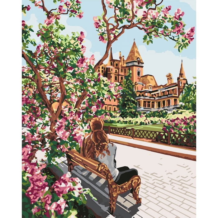 

Картина по номерам Идейка Отдых в тени 40х50 см (КНО4717)