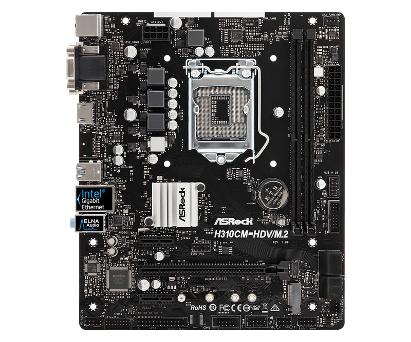 

Материнська плата ASRock H310CM-HDV/M.2