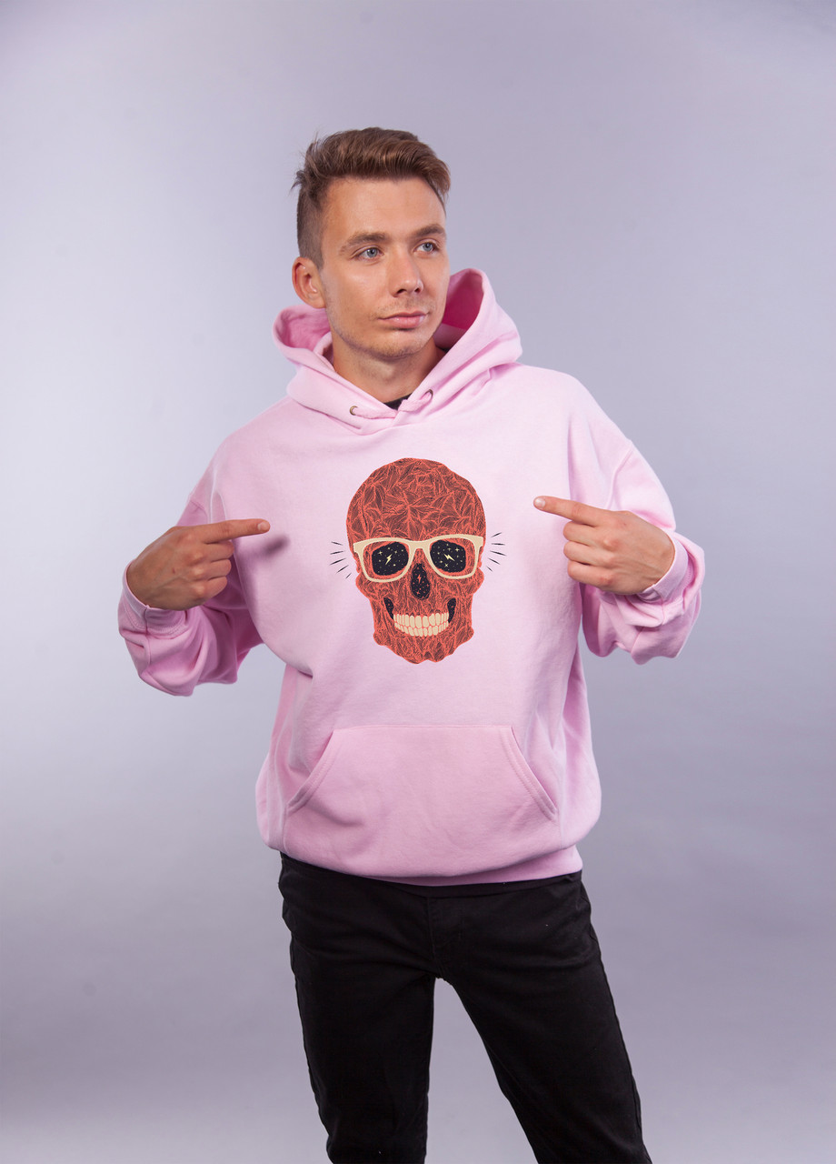 

Толстовка розовая LOYS "Skull Smile" XXL