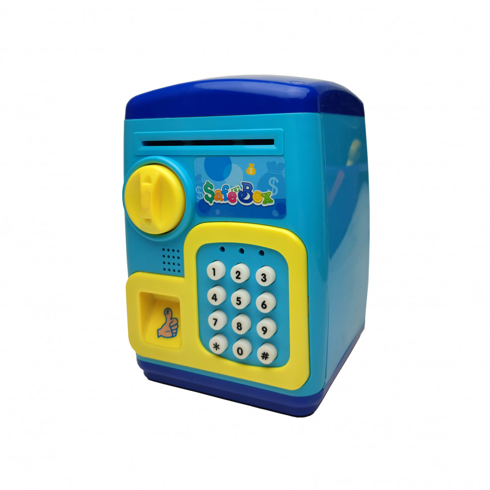 

Детская копилка "Сейф с кодом" MK 4629 (Синий)
