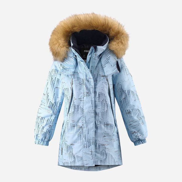 Акція на Дитяча зимова термо куртка для дівчинки Reima Silda 521640-6187 122 см від Rozetka