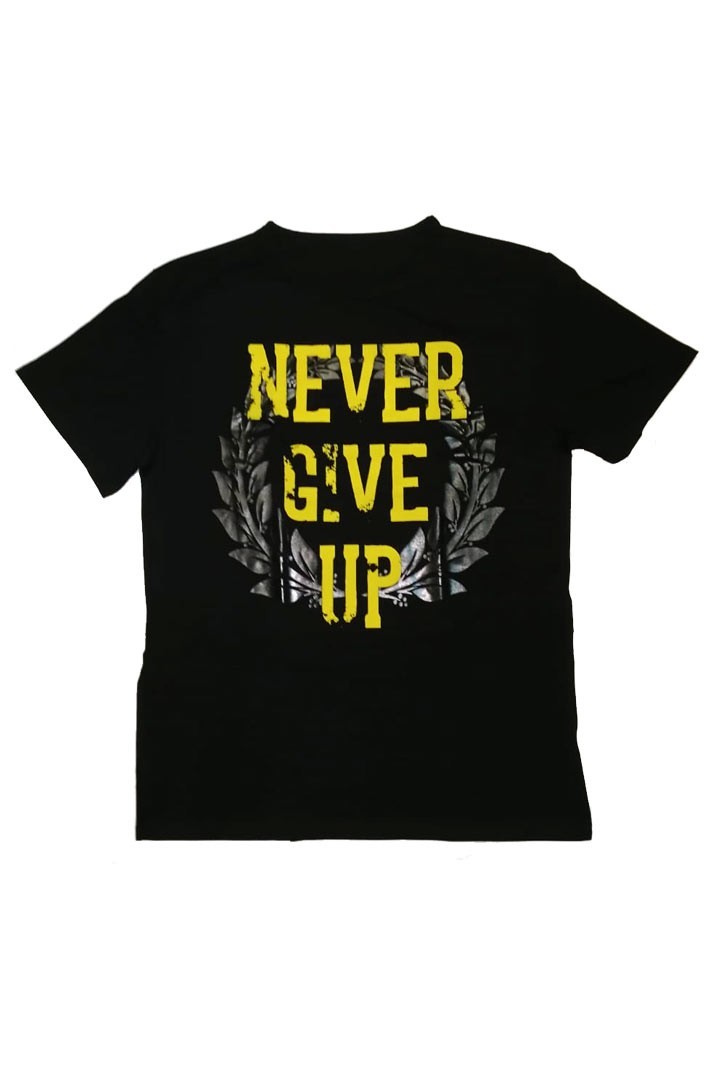 

Футболка Zhabotinsky Never give up 95 черная, Футболка Zhabotinsky Never give up 95 черная 2XL