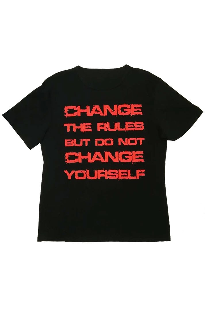 

Футболка Zhabotinsky Change the rules 95 черная, Футболка Zhabotinsky Change the rules 95 черная XL