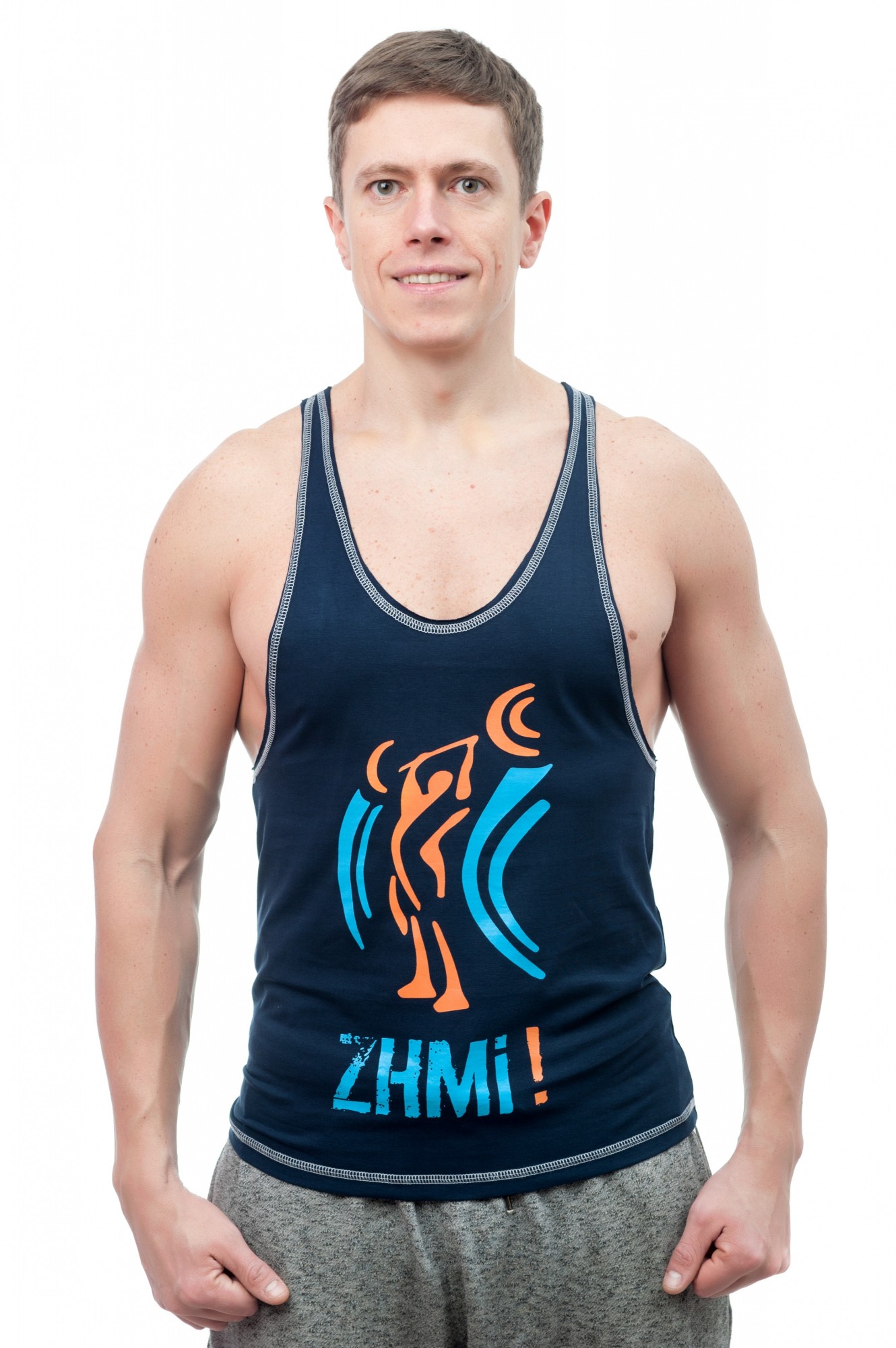

Майка Zhabotinsky ZHMi 95 синяя бб, Майка Zhabotinsky ZHMi 95 синяя бб L
