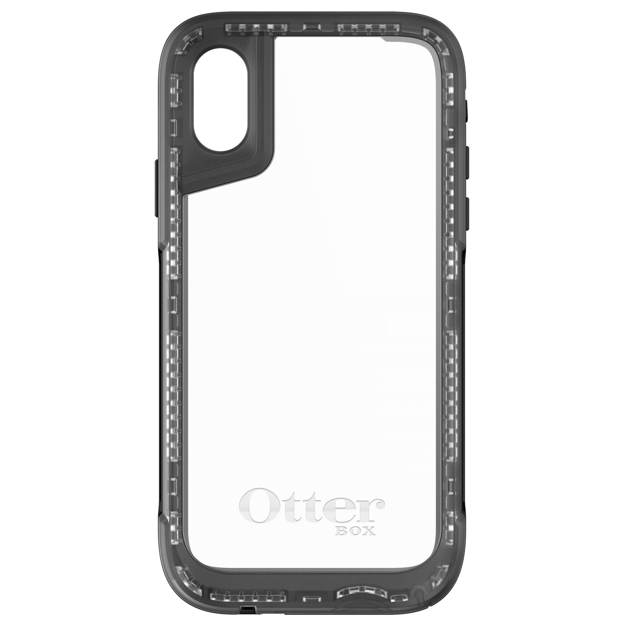 

Противоударный защитный чехол бампер OtterBox Pursuit Series Black Clear для iPhone X / Xs