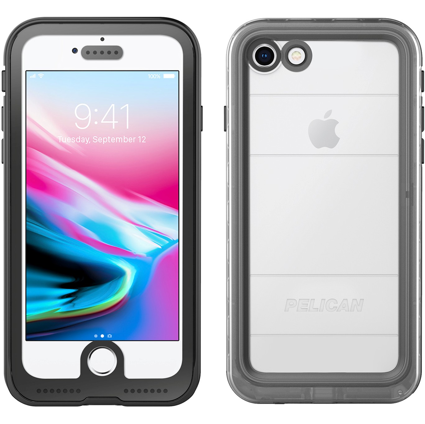 

Противоударный чехол бампер Pelican для iPhone SE 2020 / 6 / 6s/ 7 / 8 black