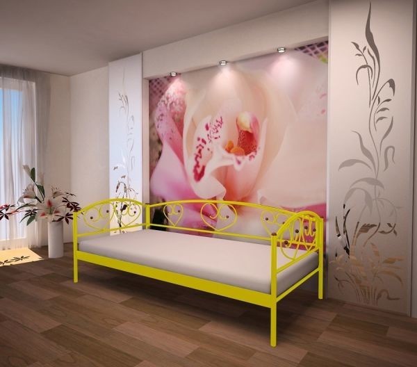

Кровать Darina Lux Метакам 180х200 см. Желтый