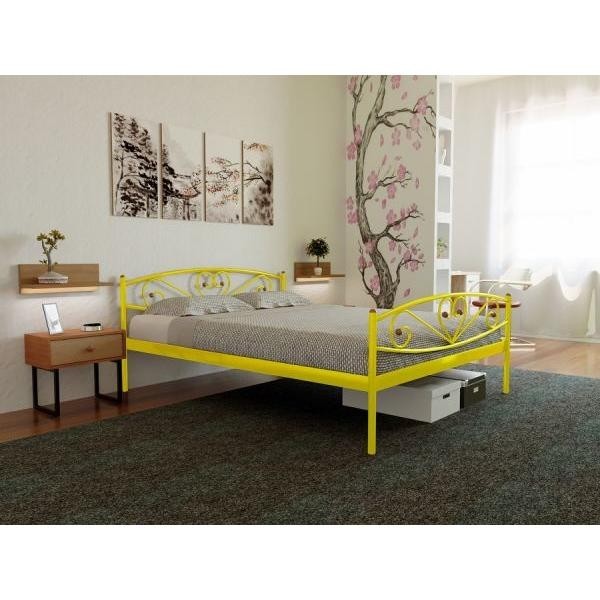 

Кровать Milana-2 Метакам 180х190 см. Желтый