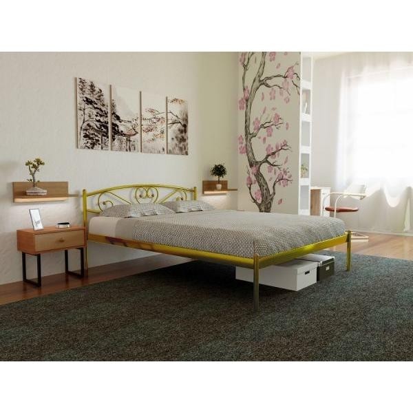 

Кровать Milana-1 Метакам 160х190 см. Золото