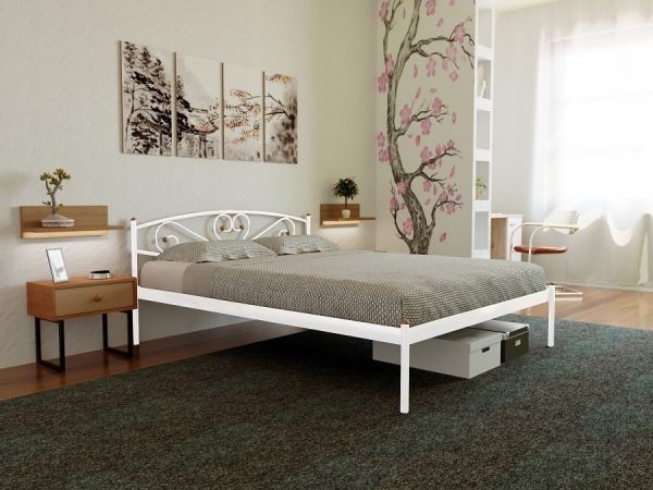 

Кровать Milana-1 Метакам 90х200 см. Белый