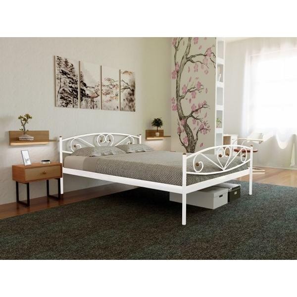 

Кровать Milana-2 Метакам 120х200 см. Белый