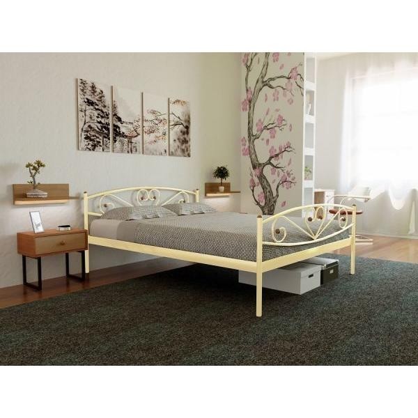 

Кровать Milana-2 Метакам 140х190 см. Бежевый