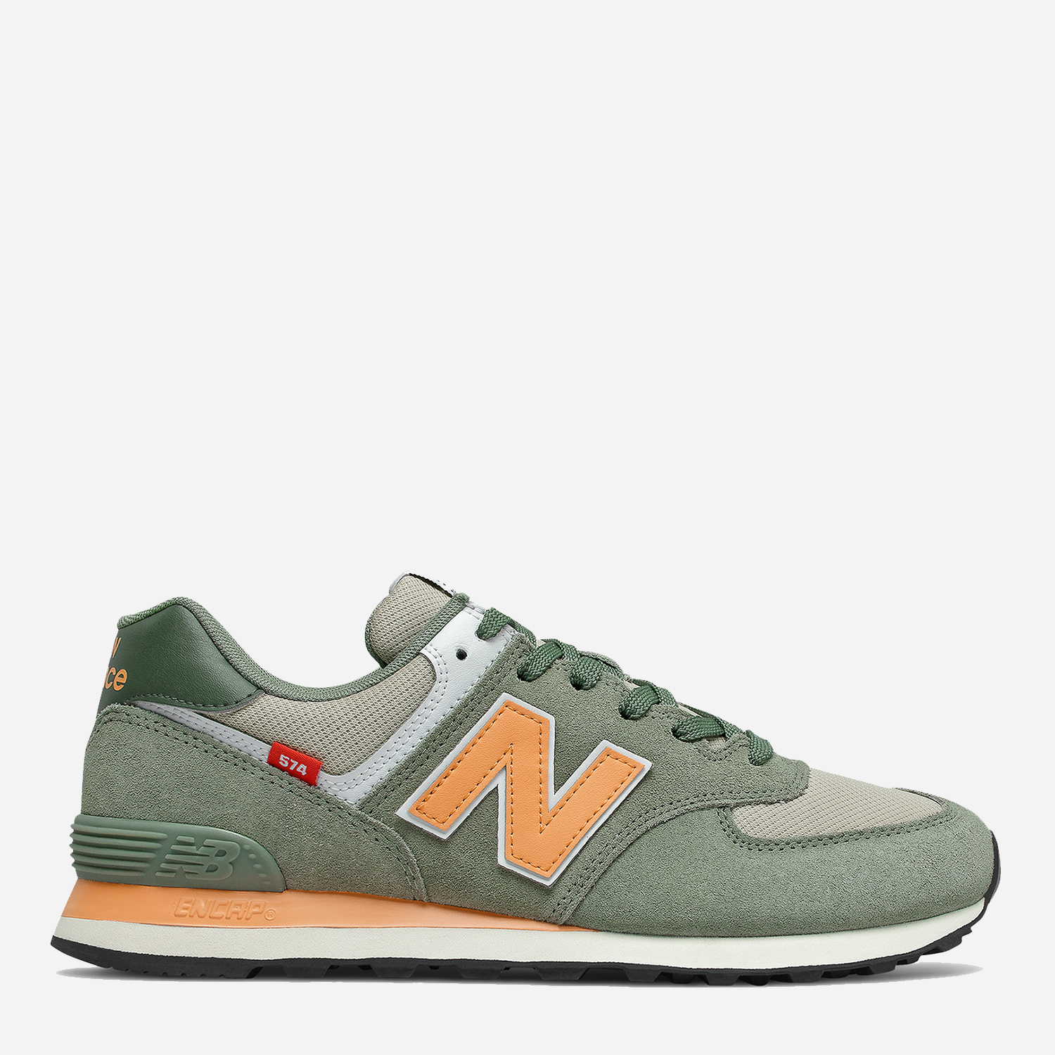 

Кроссовки New Balance 574 Varsity ML574SG2 40 (7.5) 25.5 см Хаки с оранжевым