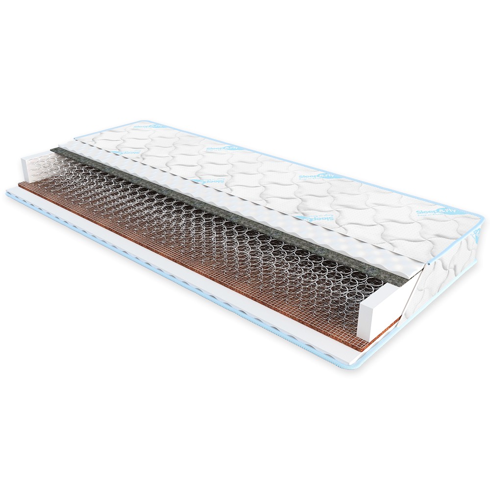 

Ортопедический матрас ЕММ Sleep&Fly Classic 2 в 1 kokos (жаккард) 180x190 см