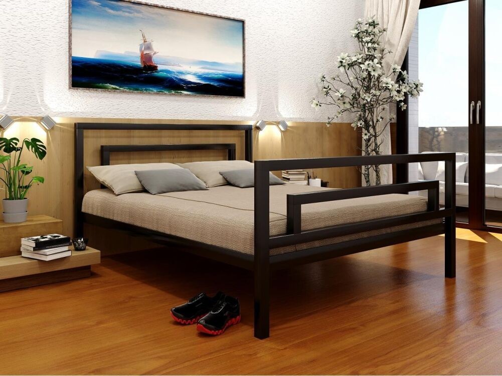 

Кровать Brio-2 Метакам 180х190 см. Черный