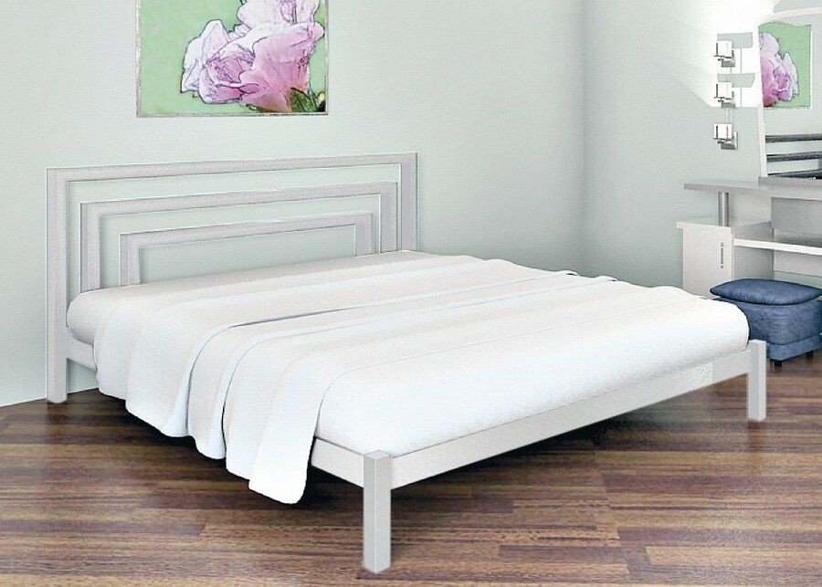 

Кровать Brio-1 Метакам 180х190 см. Белый