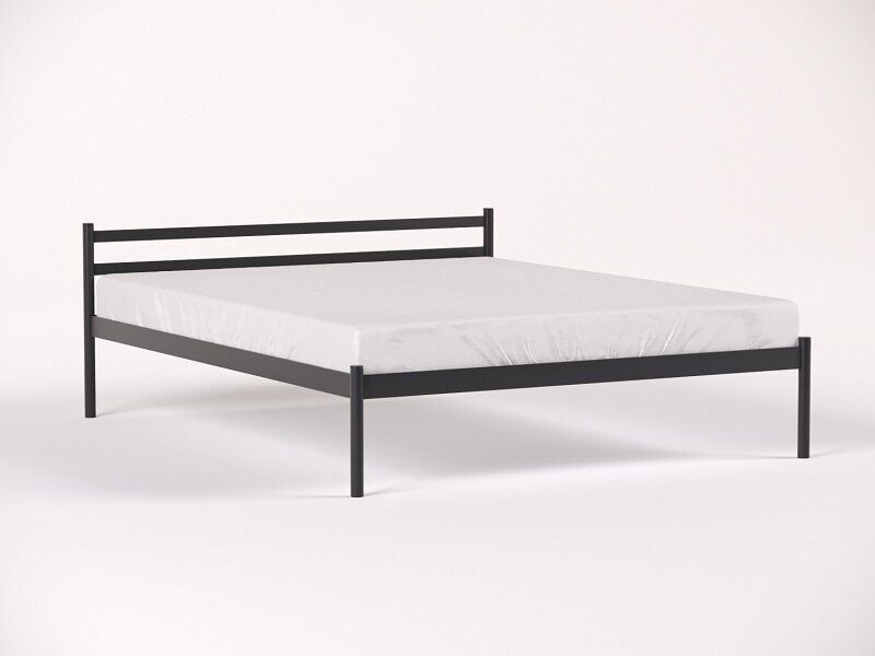 

Кровать Comfort-1 Метакам 120х200 см. Черный