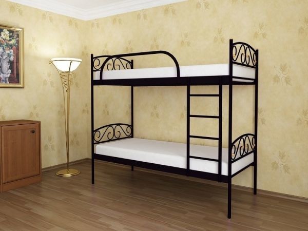 

Двухъярусная кровать Verona Duo Метакам 80х190 см. Черный
