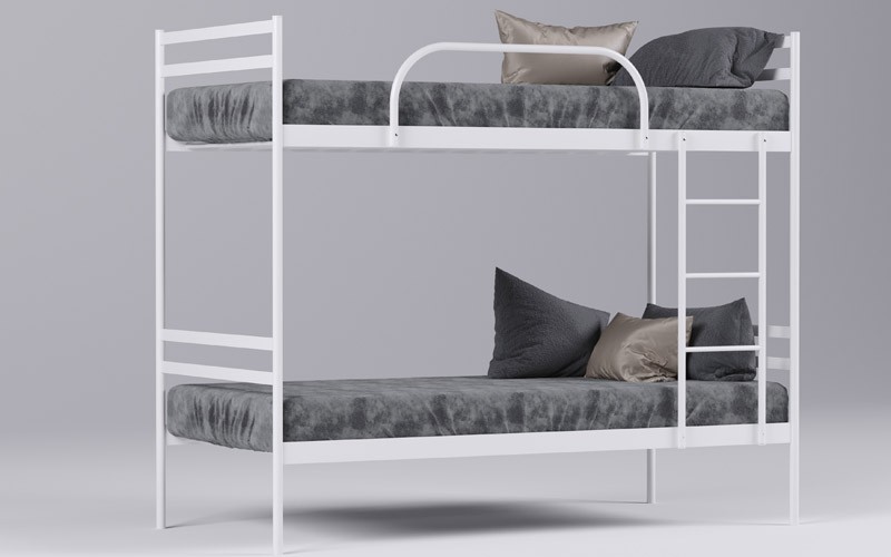 

Двухъярусная кровать Comfort Duo Метакам 90х200 см. Белый