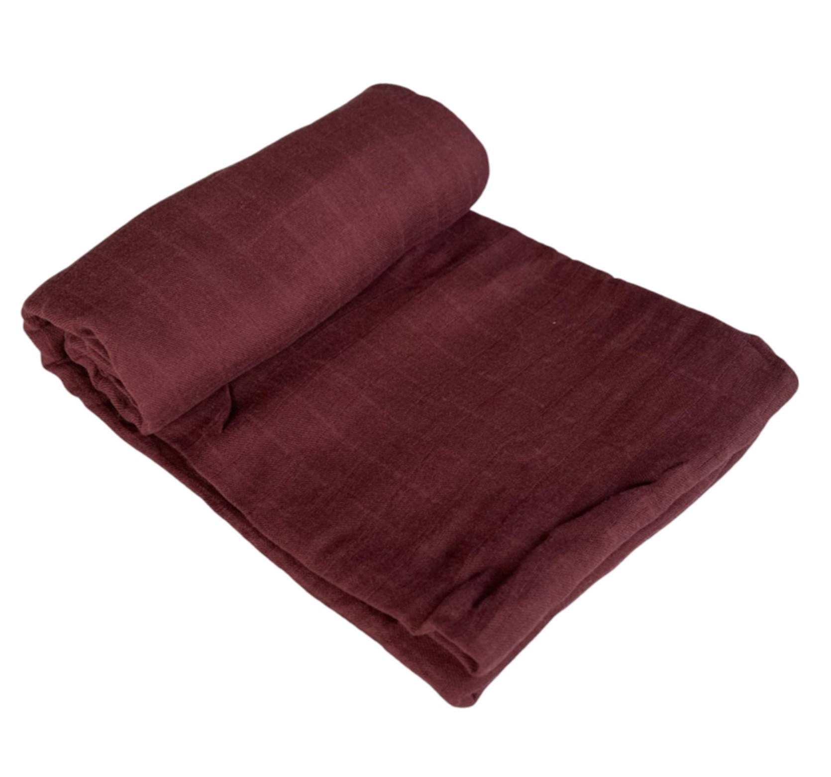 

Пеленка муслиновая Kiddie Widdie 120х120см Однотонная Бордовая