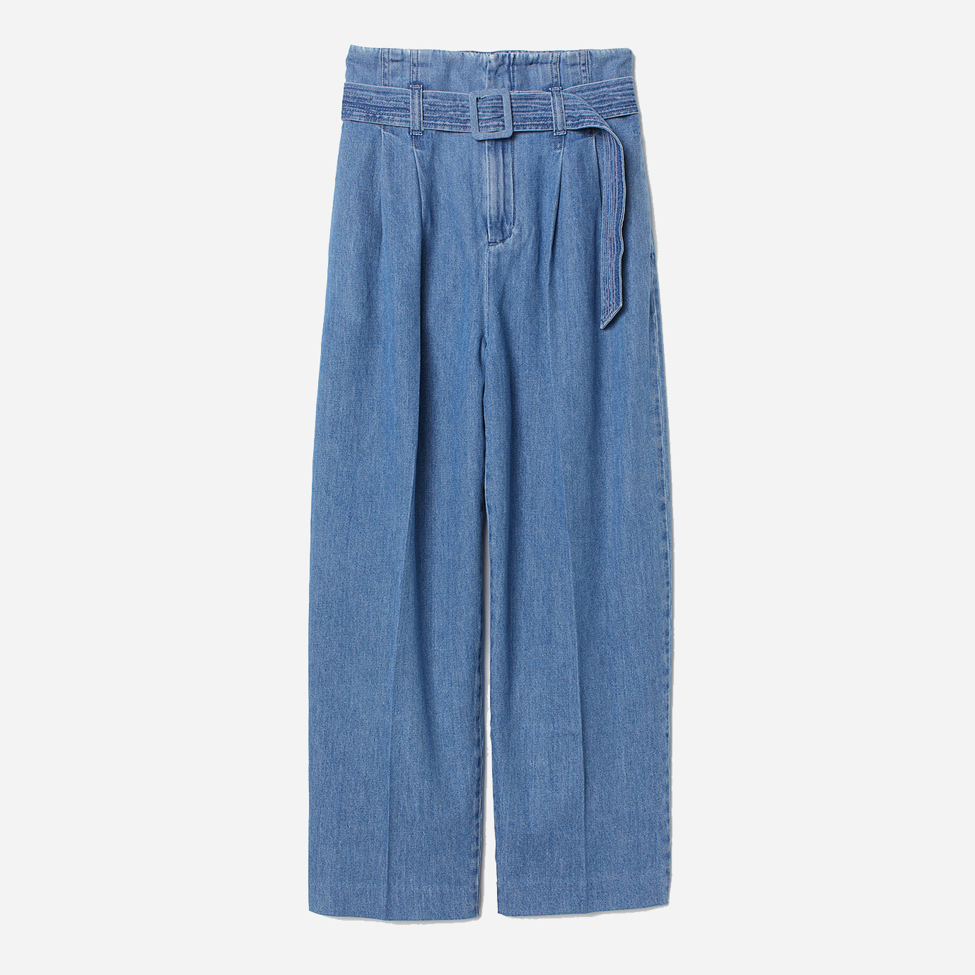 

Джинсы H&M 0725324_пояс_01 40 Синие