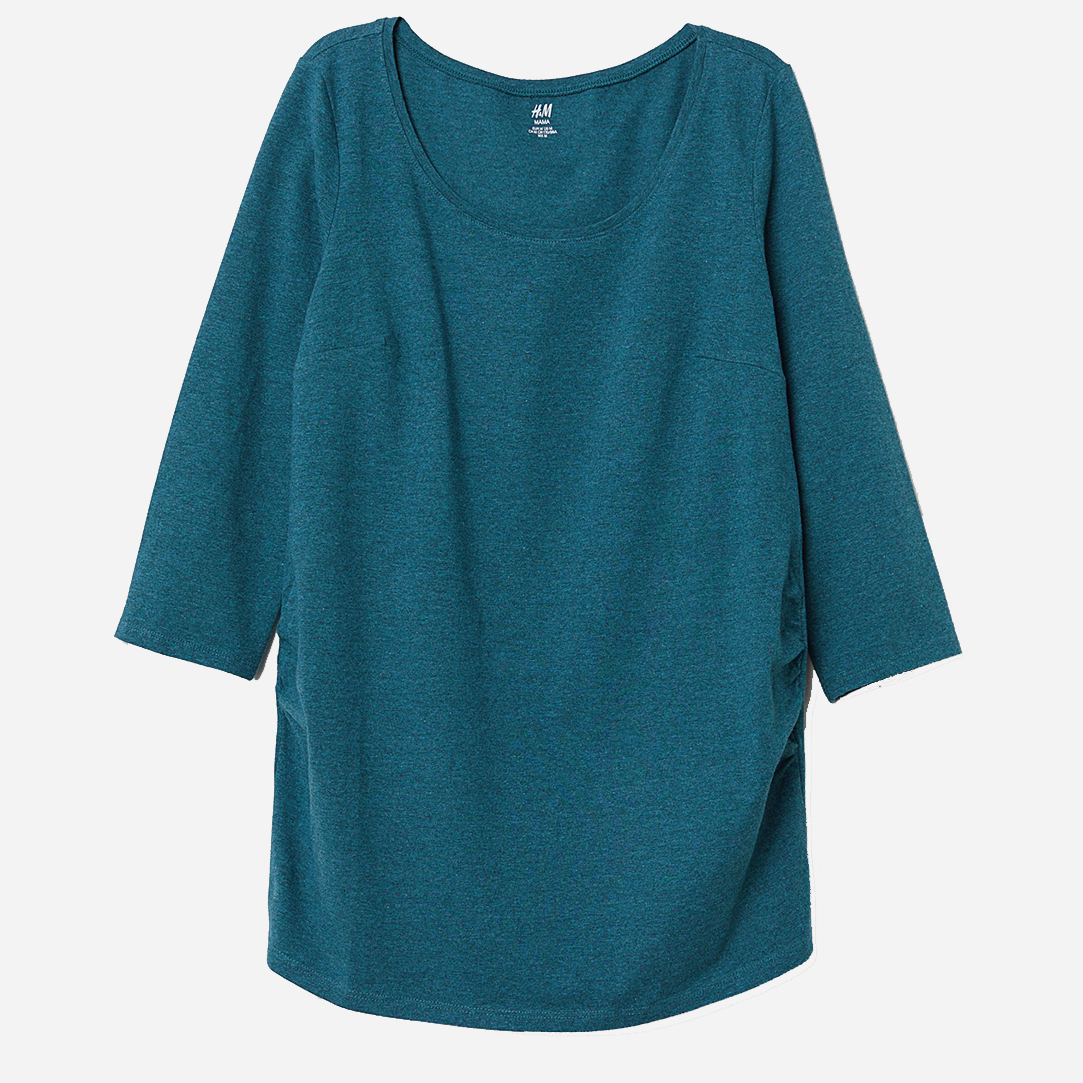 

Лонгслив для беременных H&M 0707772_бирюз._01 XS Бирюзовый