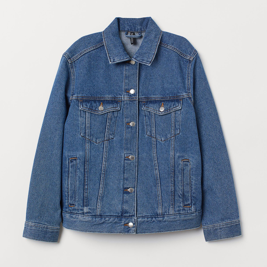 

Куртка джинсовая H&M 0678966_син_02 XS Синяя
