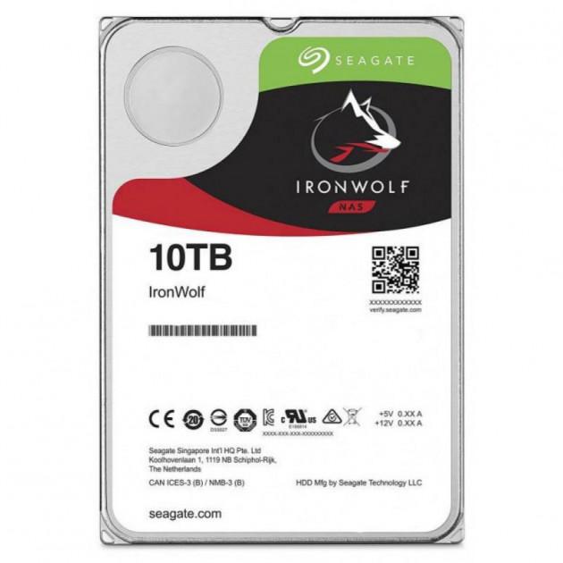 

Жесткий диск Seagate 3.5 IronWolf 10TB (ST10000VN0008)
