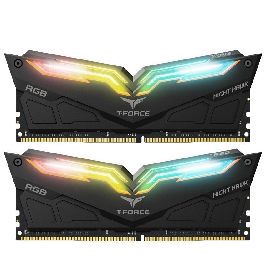 

Модуль памяти Team DDR4 32Gb (2x16) T-Force Night Hawk RGB Black 3200 MHz (TF1D432G3200HC16CDC01)