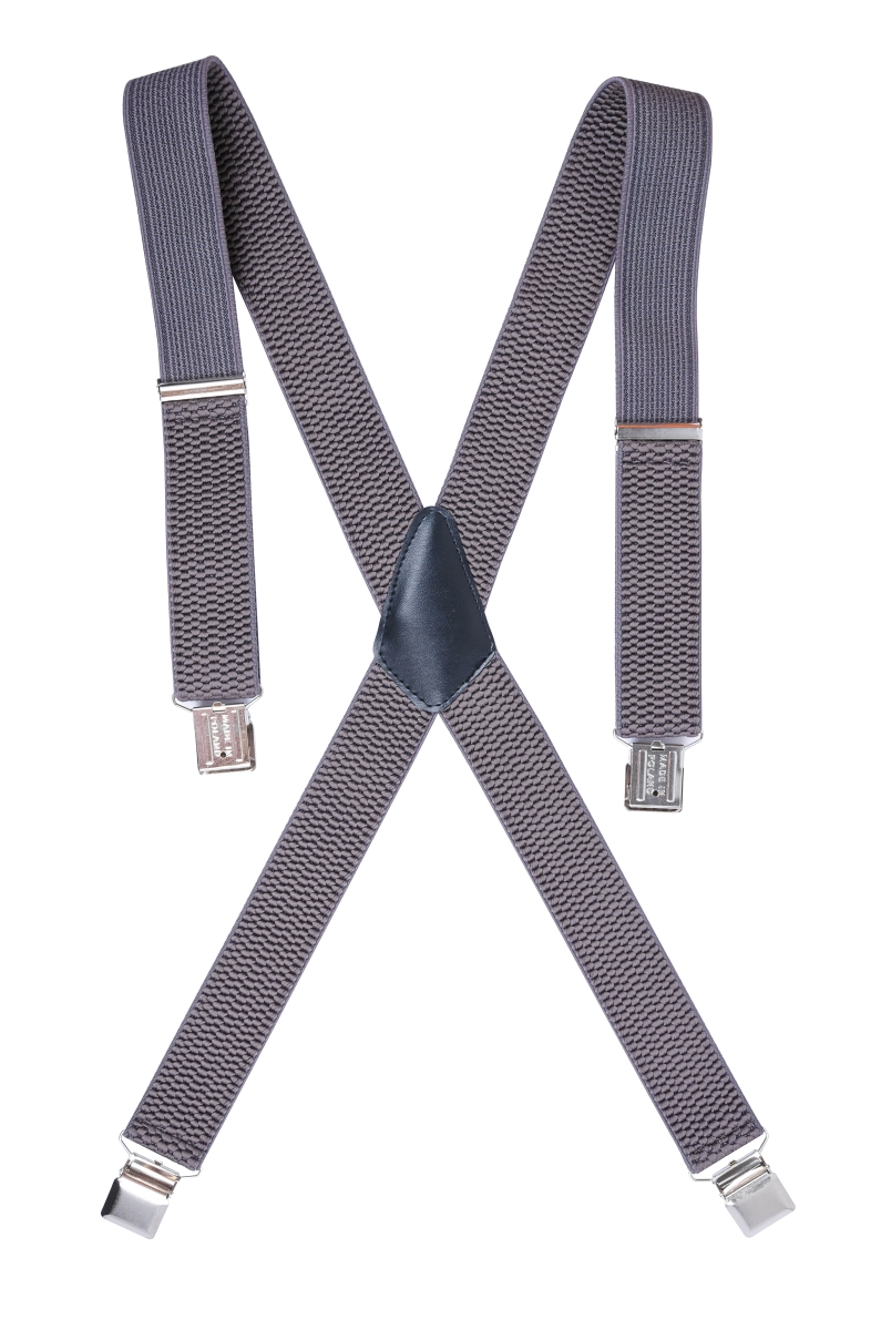 

Мужские подтяжки Braces крестовые серый