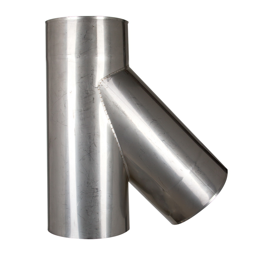 

Тройник Лира-ЛТД одностенный Ф120 45° нержавеющая сталь AiSi304 ≠0,5мм