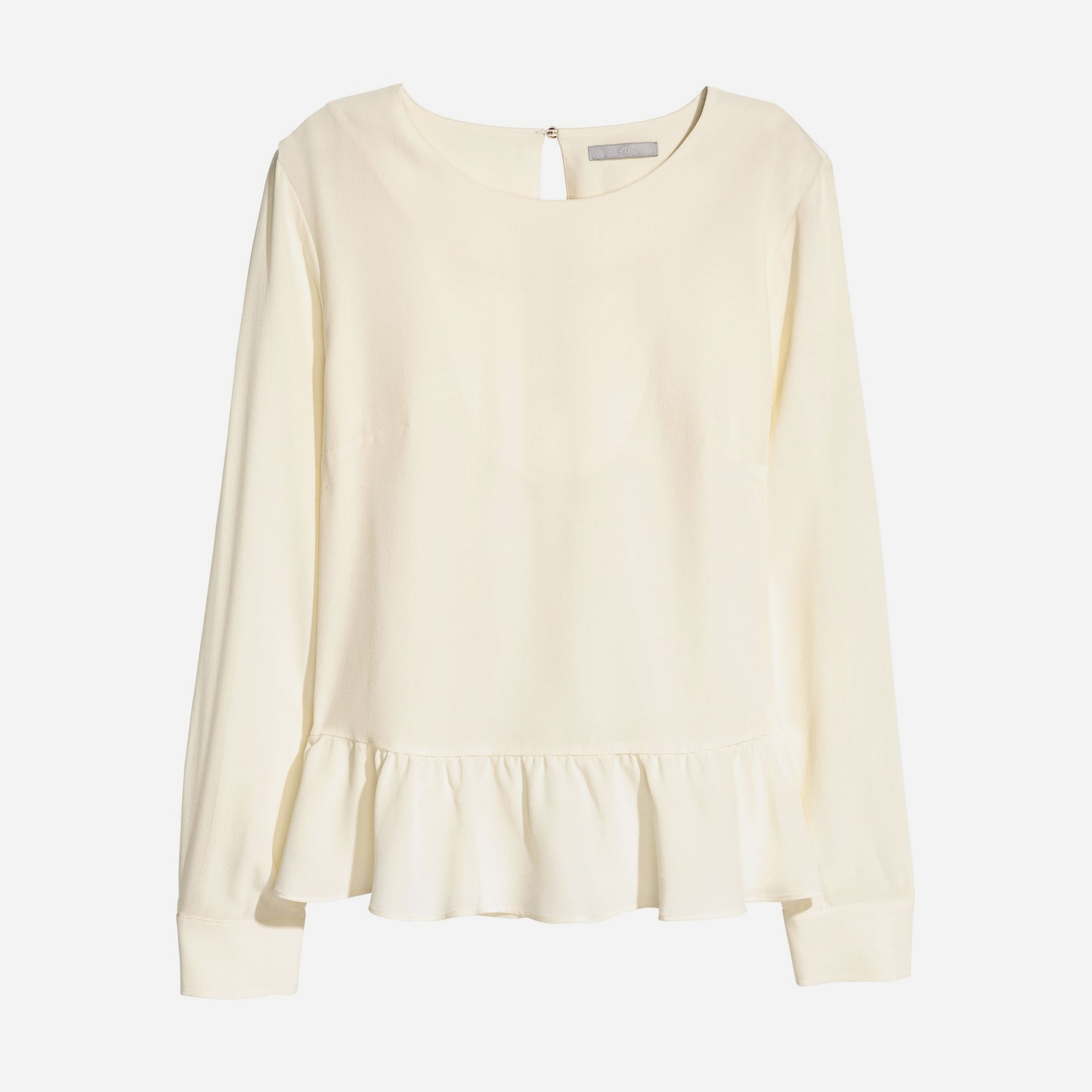 

Блузка H&M 2504-4968485 34 Молочная