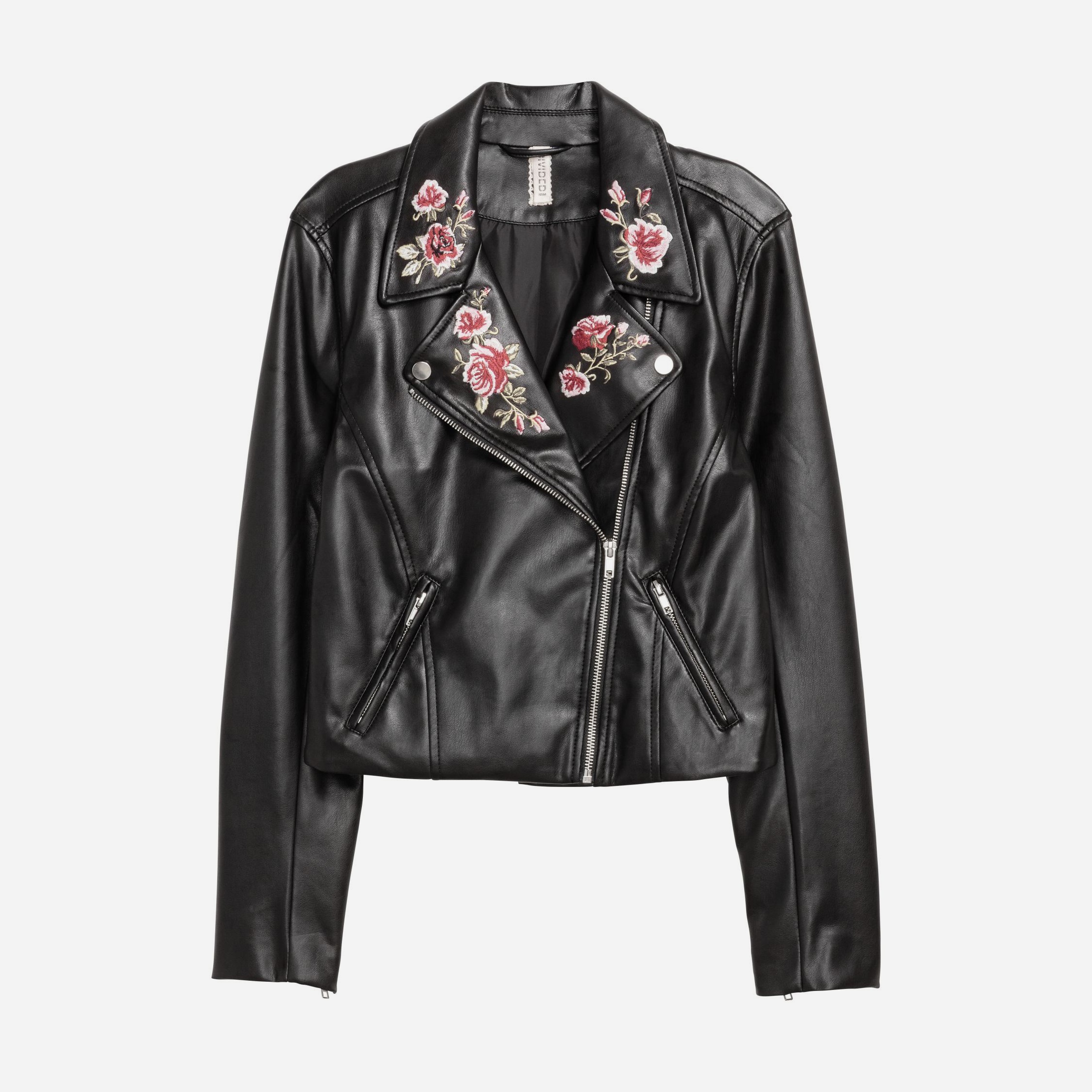 

Куртка из искусственной кожи H&M Divided 2504-4590506 32 Черная