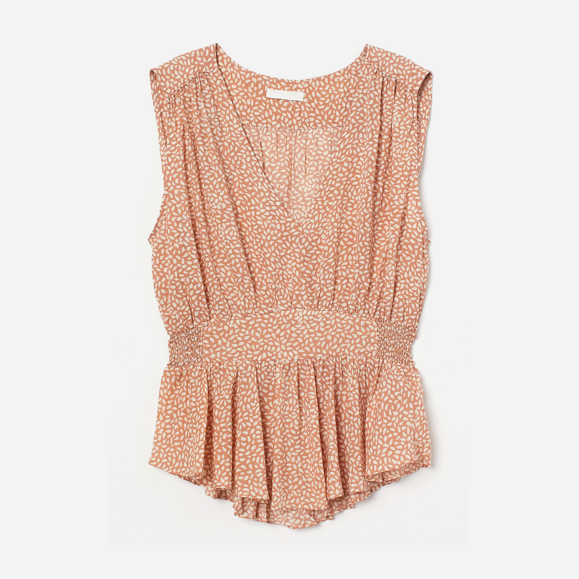

Топ H&M 2404-7354969  Белый с пудровым, Топ H&M 2404-7354969 44 Белый с пудровым