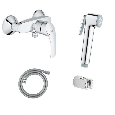 

Комплект для гигиенического душа GROHE со смесителем Eurosmart 33555002 (TKE001) настенного монтажа