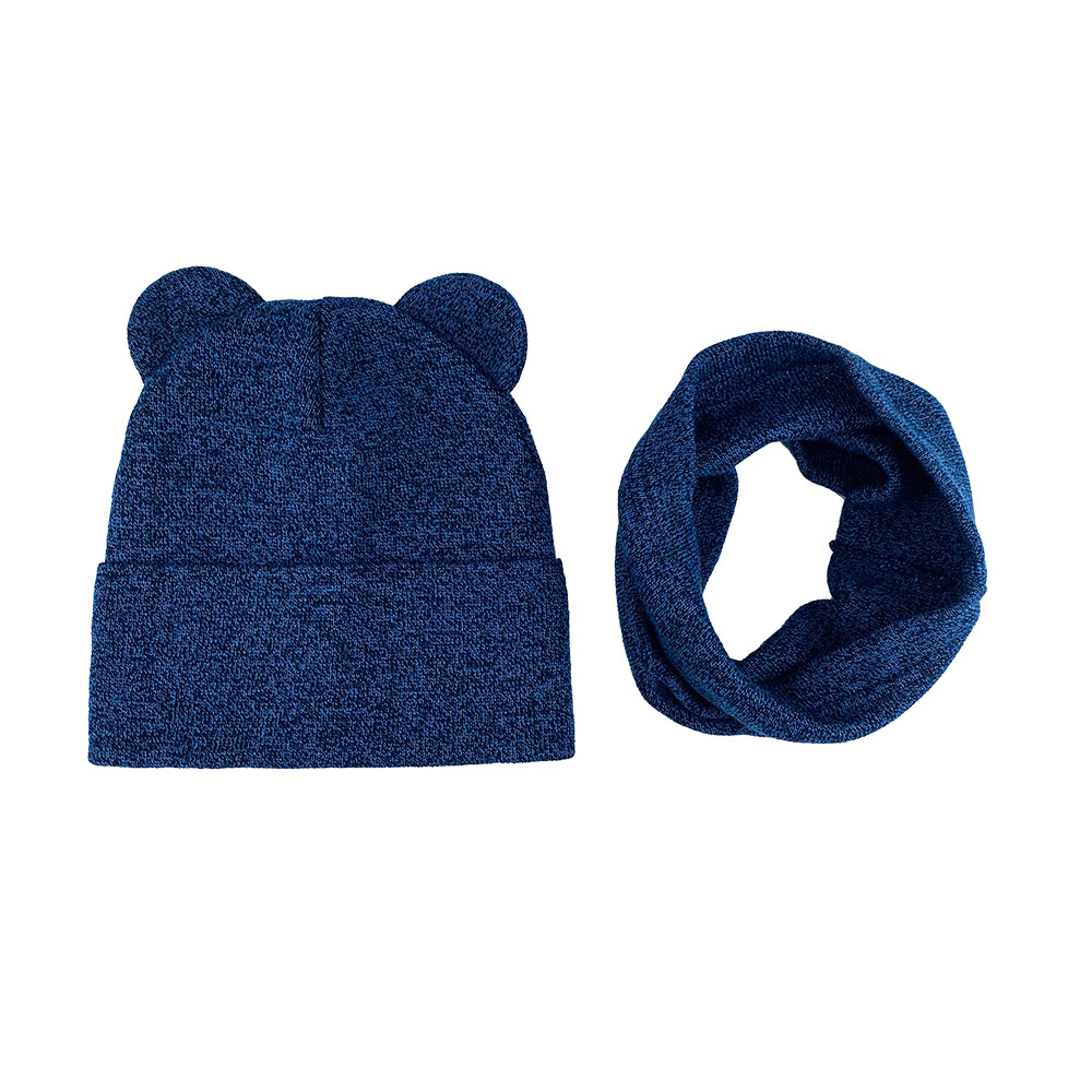 

Комплект Шапка и Хомут Дэйли 48-54см 01091 H Васильковый меланж Talvi