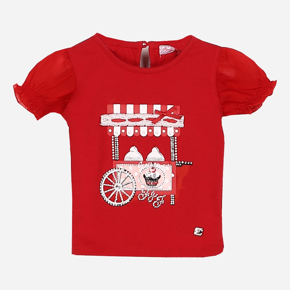 

Футболка Fun & Fun FUNNTS0021s83 86 см Красная