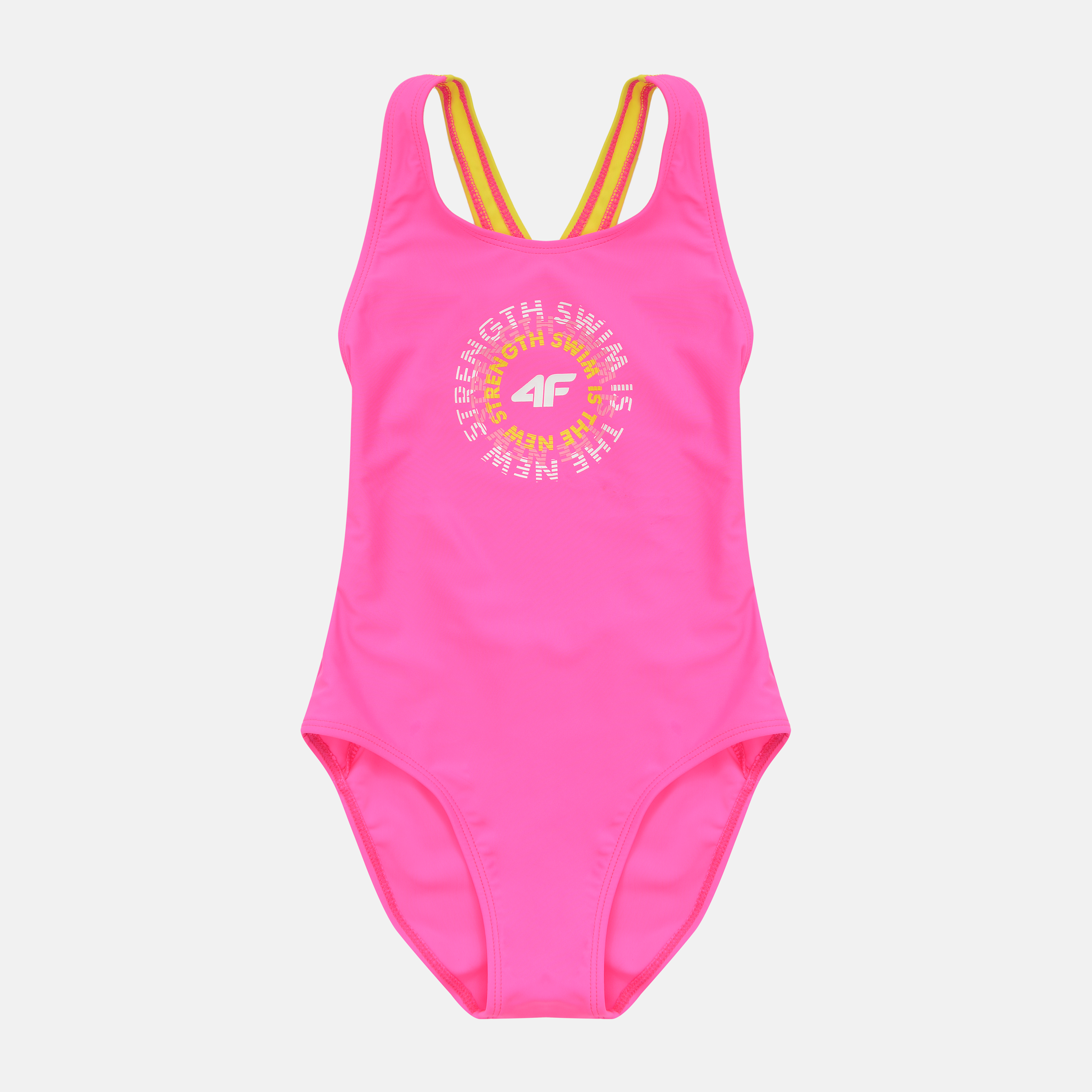 

Купальник слитный детский 4F HJL21-JKOS001 134-140 см Горячий розовый неон