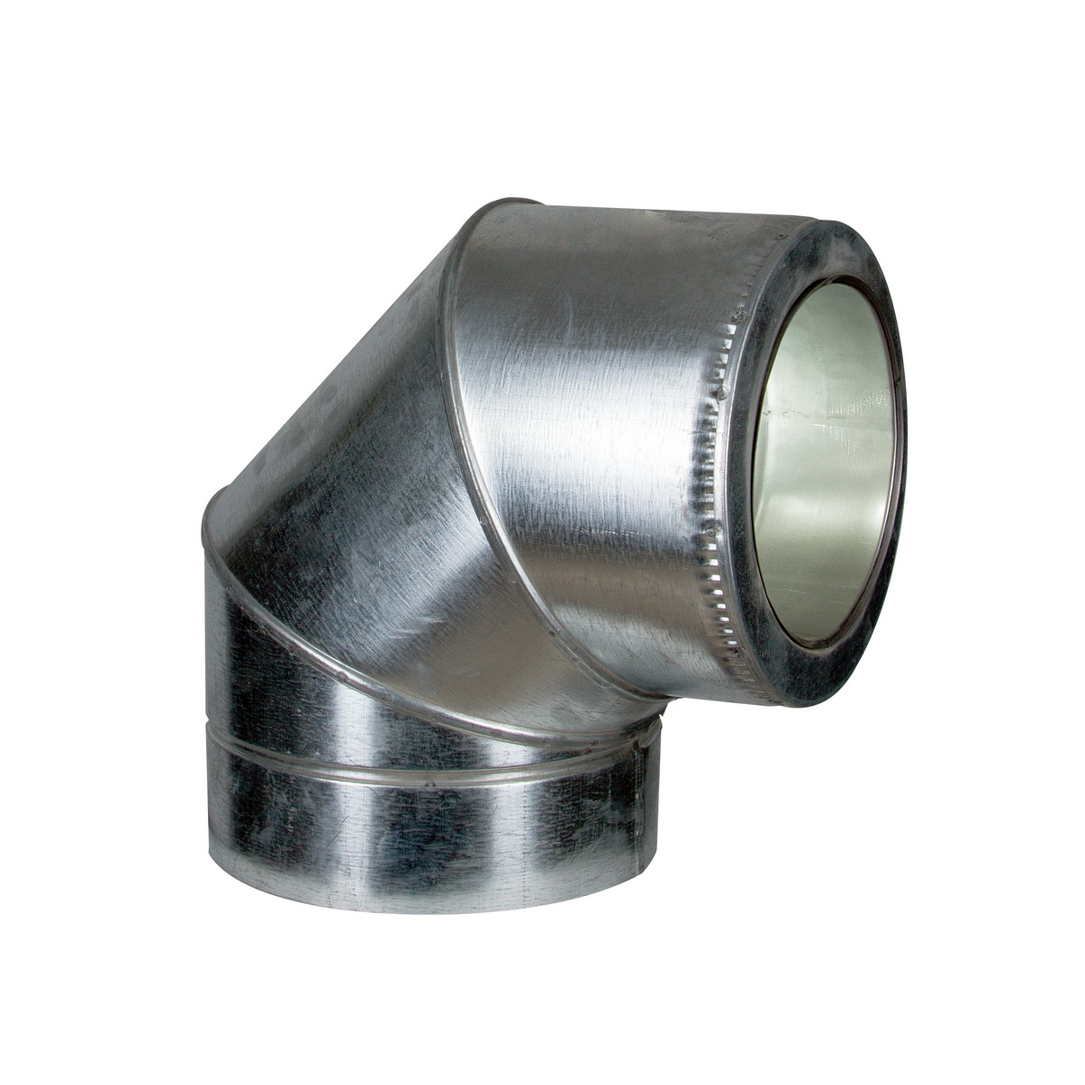 

Колено Лира-ЛТД двустенное (термо) 90° Ф130/200 оцинкованная сталь, нержавеющая сталь AiSi304 ≠0,8мм