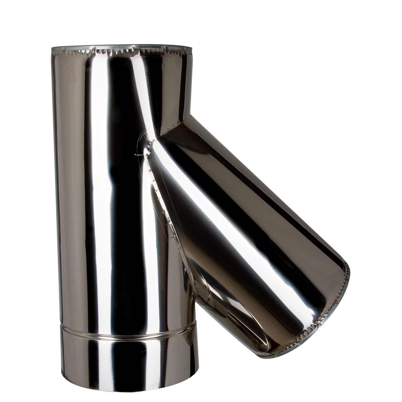 

Тройник Лира-ЛТД двустенный (термо) 45° Ф150/220 нержавеющая сталь AiSi304 ≠0,5мм