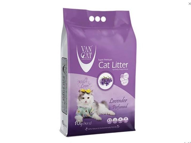 

Бентонитовый наполнитель для котов VanCat Lavender 10 кг