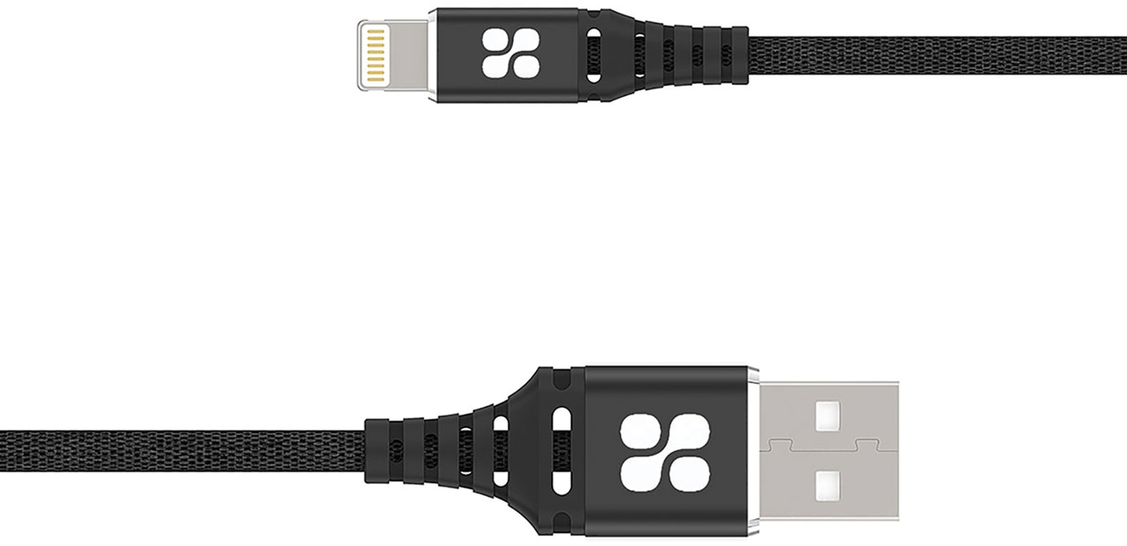 

Кабель Promate NerveLink-i USB/Lightning MFI 2.4А 1.2 м Black (nervelink-i.black)