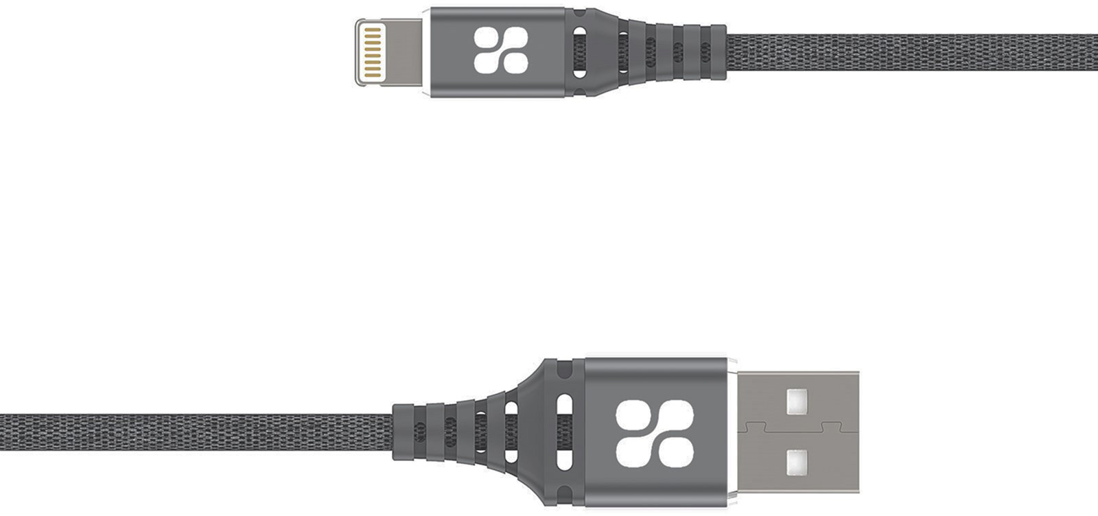 

Кабель Promate NerveLink-i2 USB/Lightning MFI 2.4А 2 м Grey (nervelink-i2.grey)