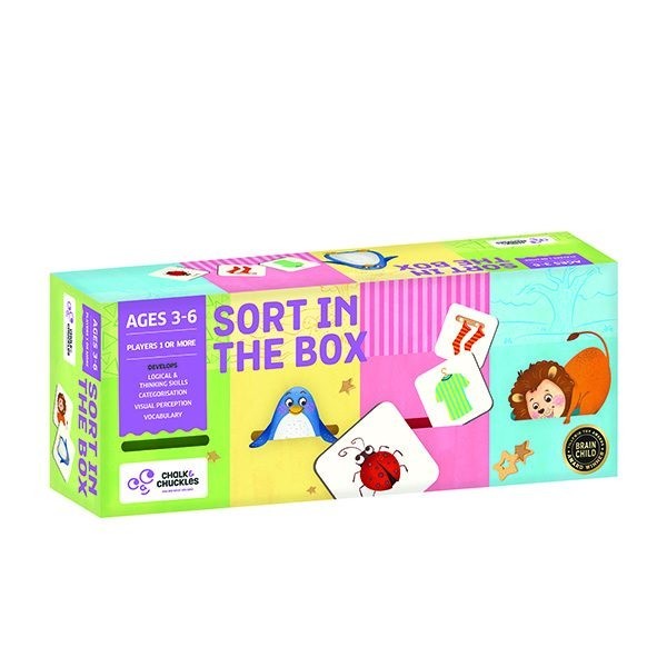 

Игровой набор Chalk & Chuckles Sort in the box CCPPL005